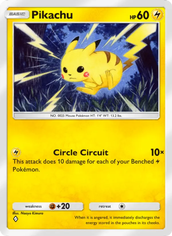 Pikachu – Mythical Island 025