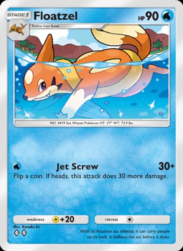 Floatzel – Space-Time Smackdown 039