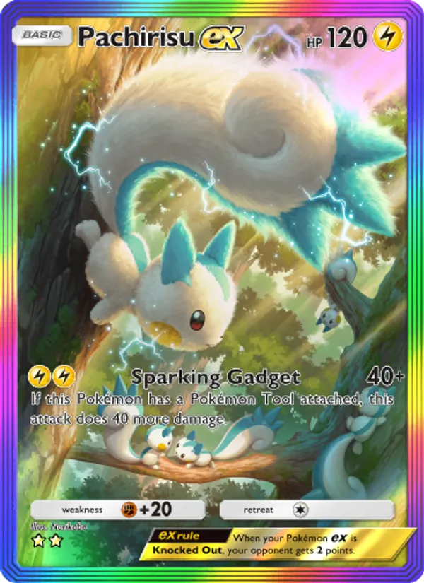 Pachirisu ex – Space-Time Smackdown 198