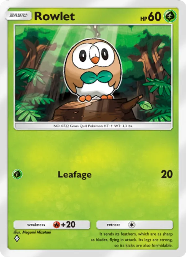 Rowlet – Celestial Guardians 009