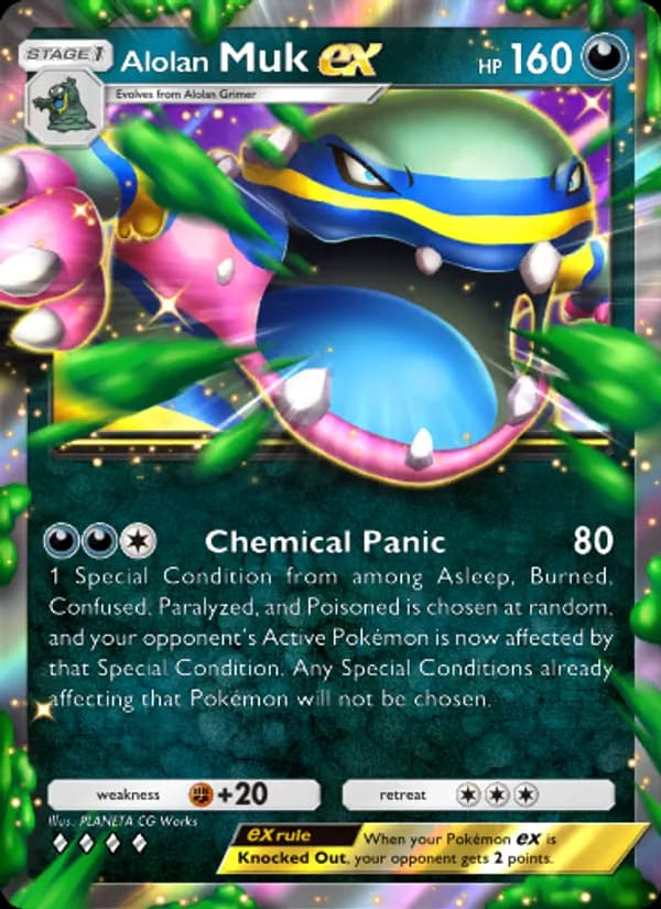 Alolan Muk ex – Celestial Guardians 111