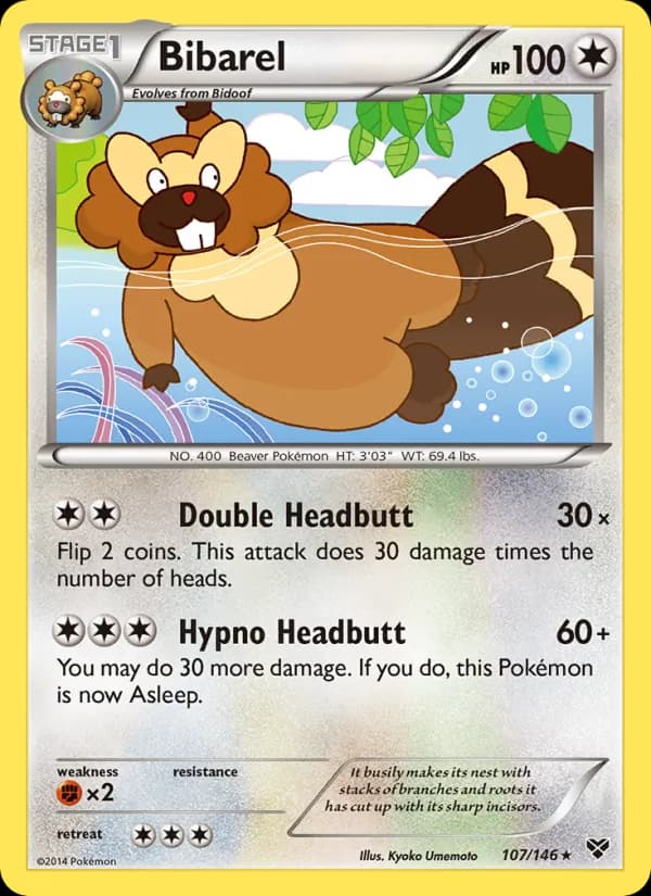 Bibarel – XY 107
