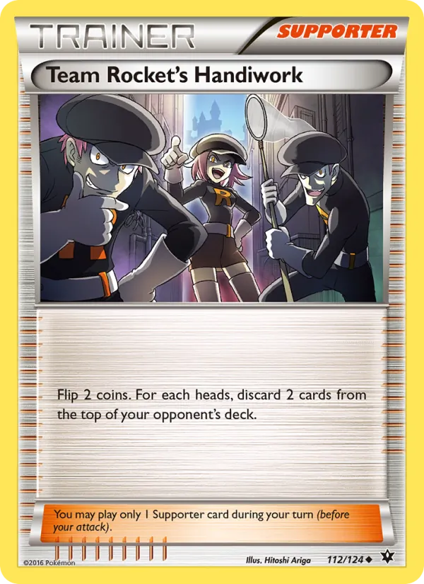 Team Rocket's Handiwork – Fates Collide 112