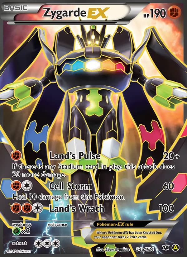 Zygarde EX – Fates Collide 54a