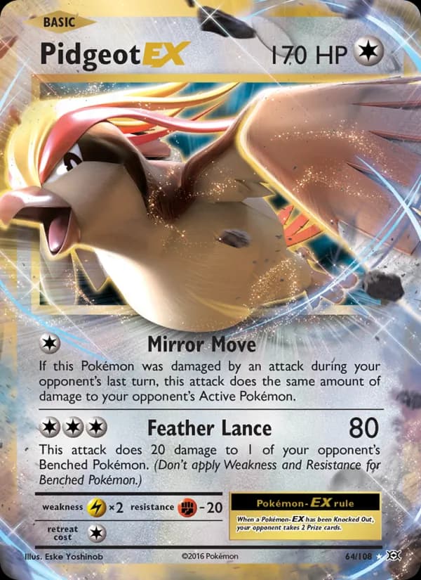 Pidgeot EX – Evolutions 64