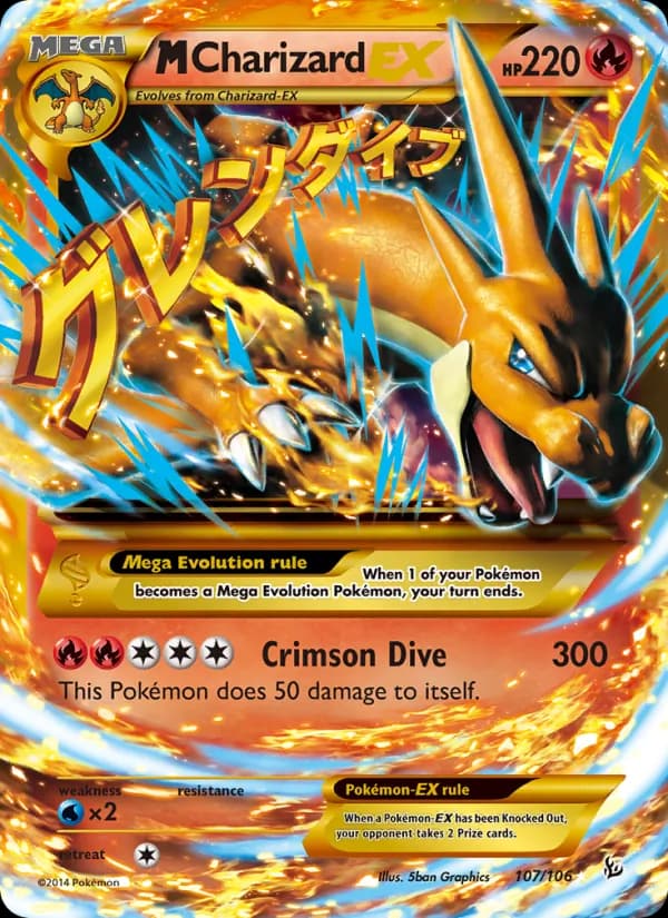 M Charizard EX – Flashfire 107