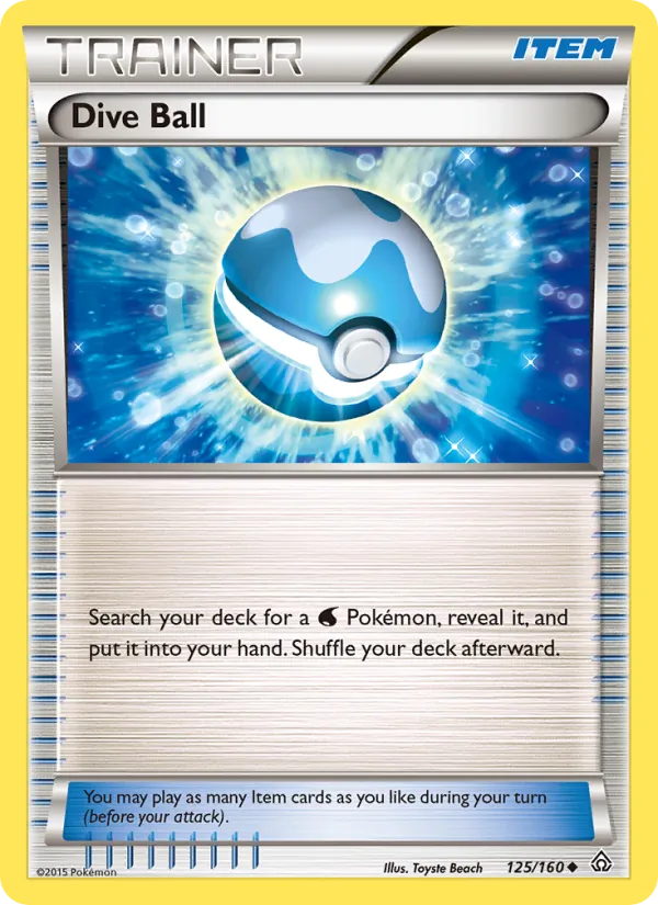 Dive Ball – Primal Clash 125