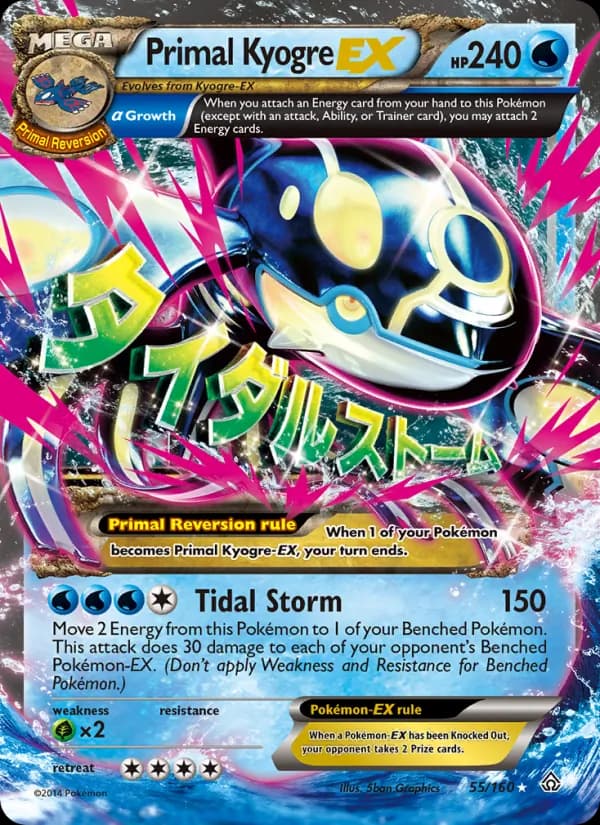 Primal Kyogre EX – Primal Clash 55