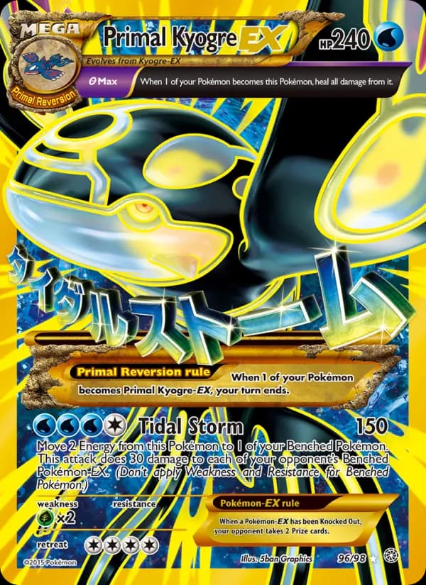 Primal Kyogre EX – Ancient Origins 96