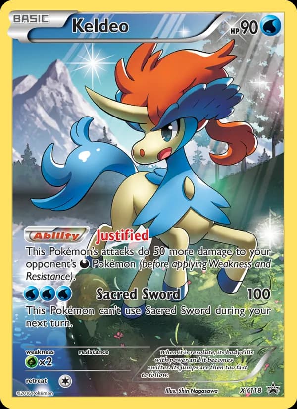 Keldeo – XY Black Star Promos XY118