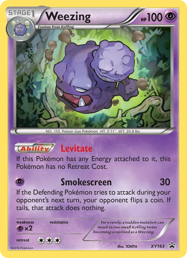 Weezing – XY Black Star Promos XY163
