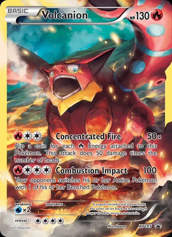 Volcanion – XY Black Star Promos XY185