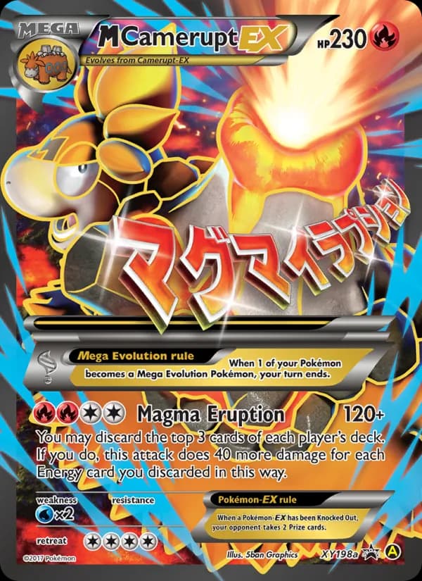 M Camerupt-EX – XY Black Star Promos XY198a
