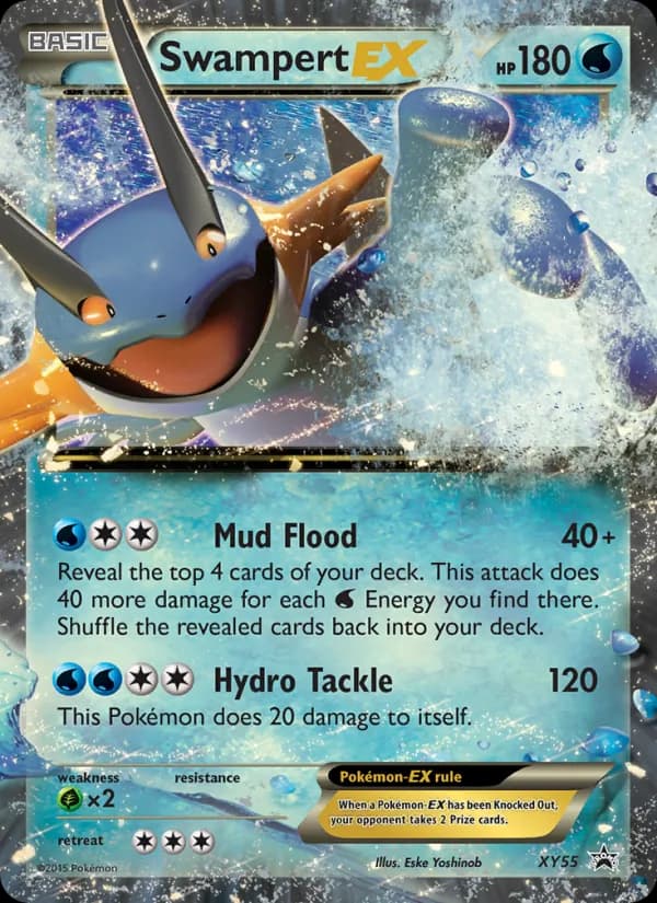 Swampert EX – XY Black Star Promos XY55