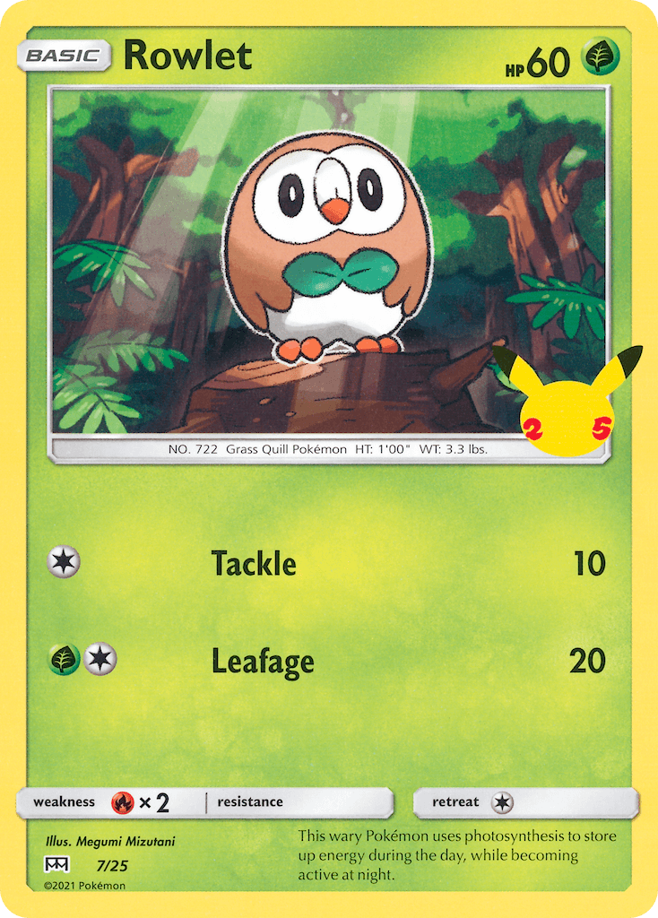 Rowlet – McDonald's Collection 2021 7