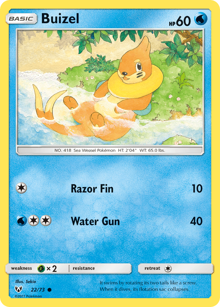 Buizel – Shining Legends 22