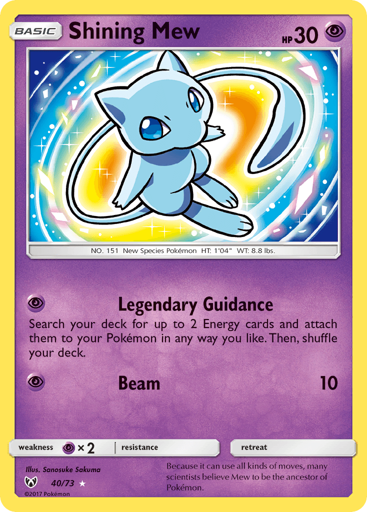 Shining Mew – Shining Legends 40