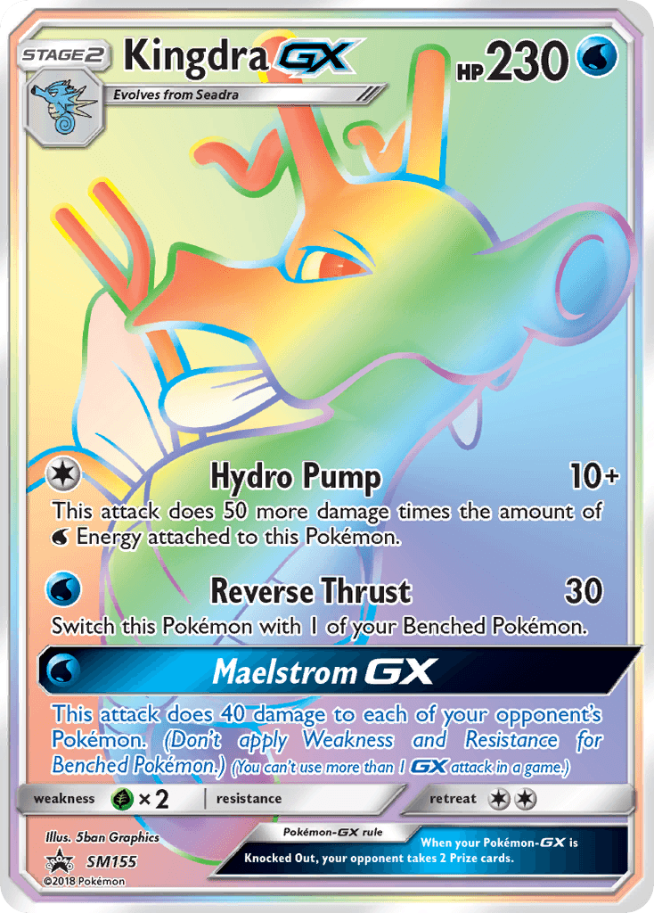 Kingdra GX – SM Black Star Promos SM155