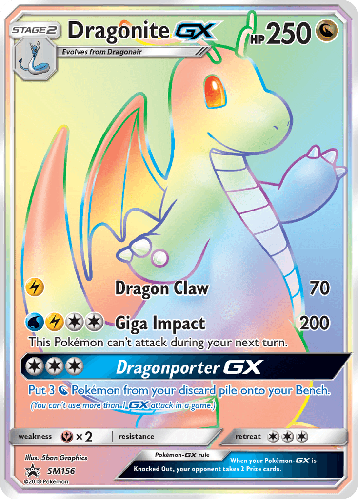 Dragonite GX – SM Black Star Promos SM156