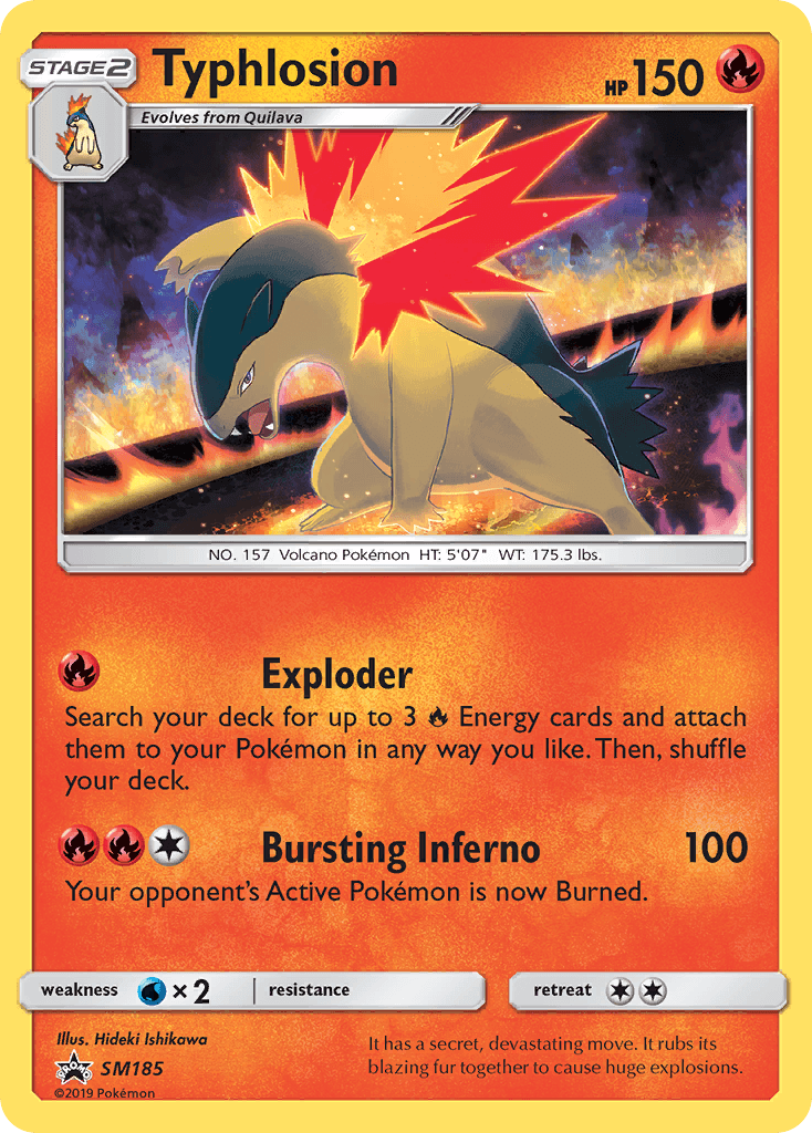 Typhlosion – SM Black Star Promos SM185