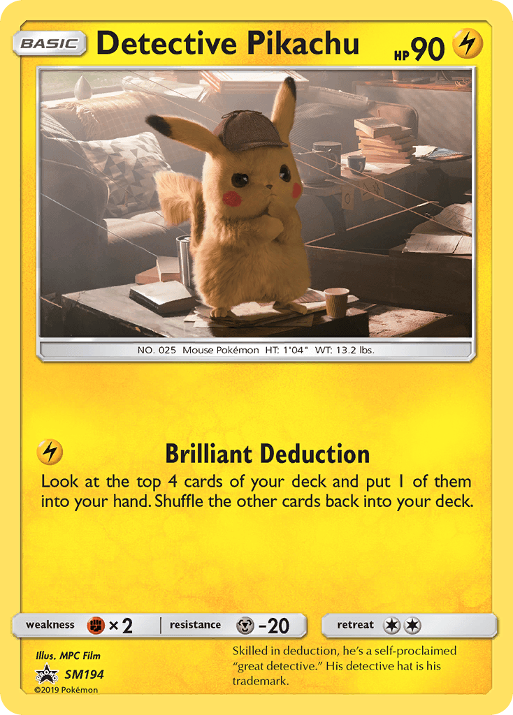 Detective Pikachu – SM Black Star Promos SM194