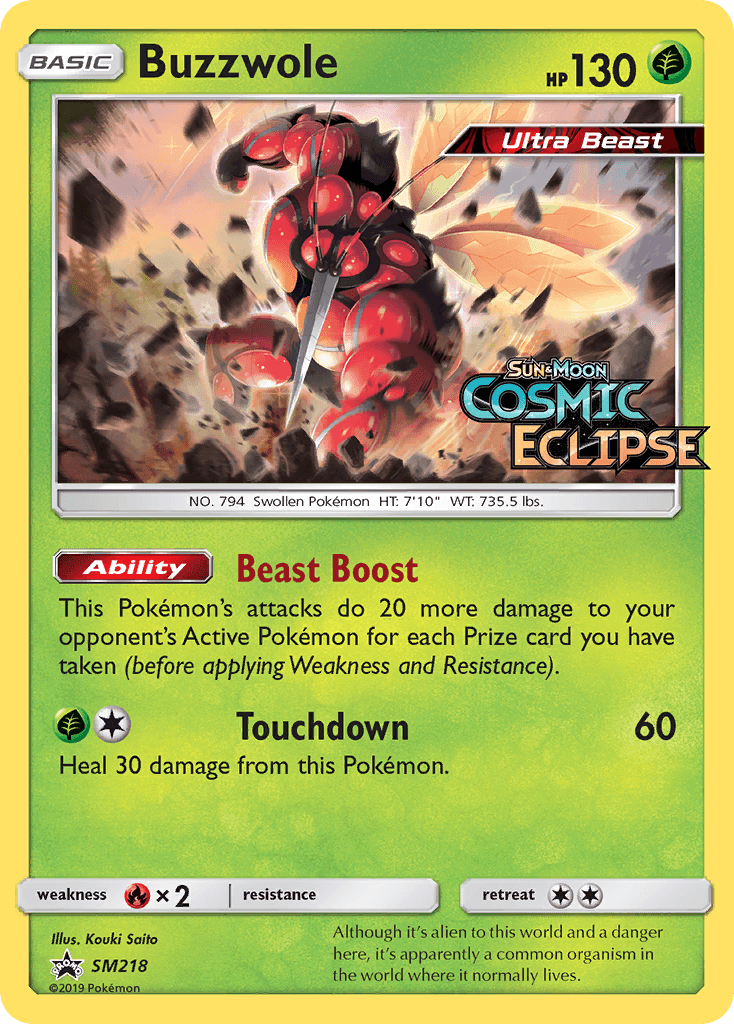 Buzzwole – SM Black Star Promos SM218