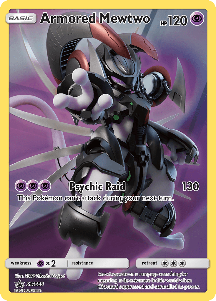 Armored Mewtwo – SM Black Star Promos SM228