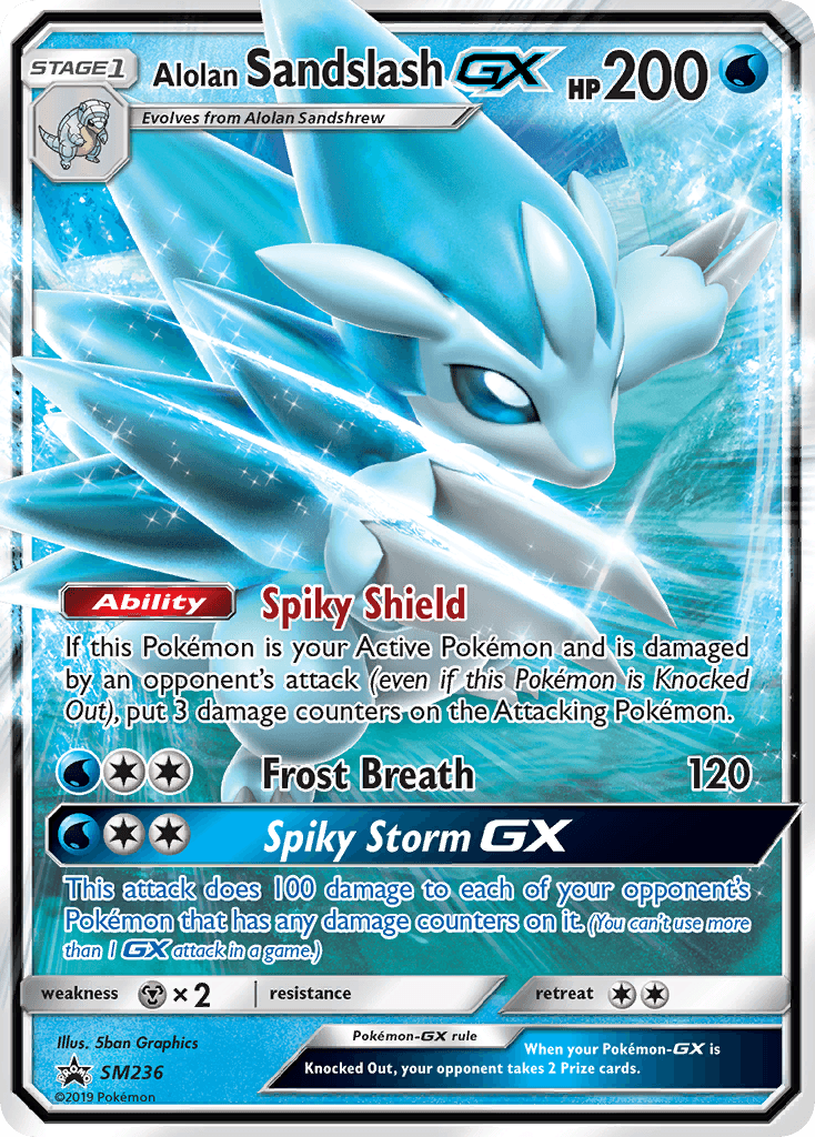 Alolan Sandslash GX – SM Black Star Promos SM236