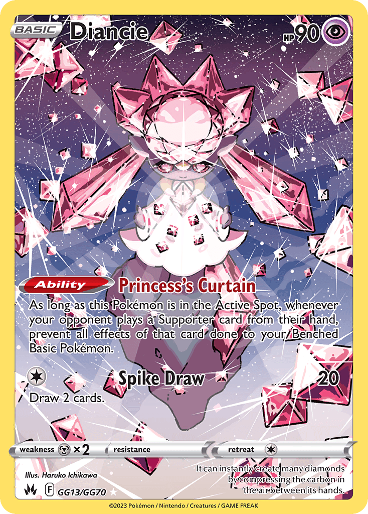 Diancie – Crown Zenith Galarian Gallery GG13