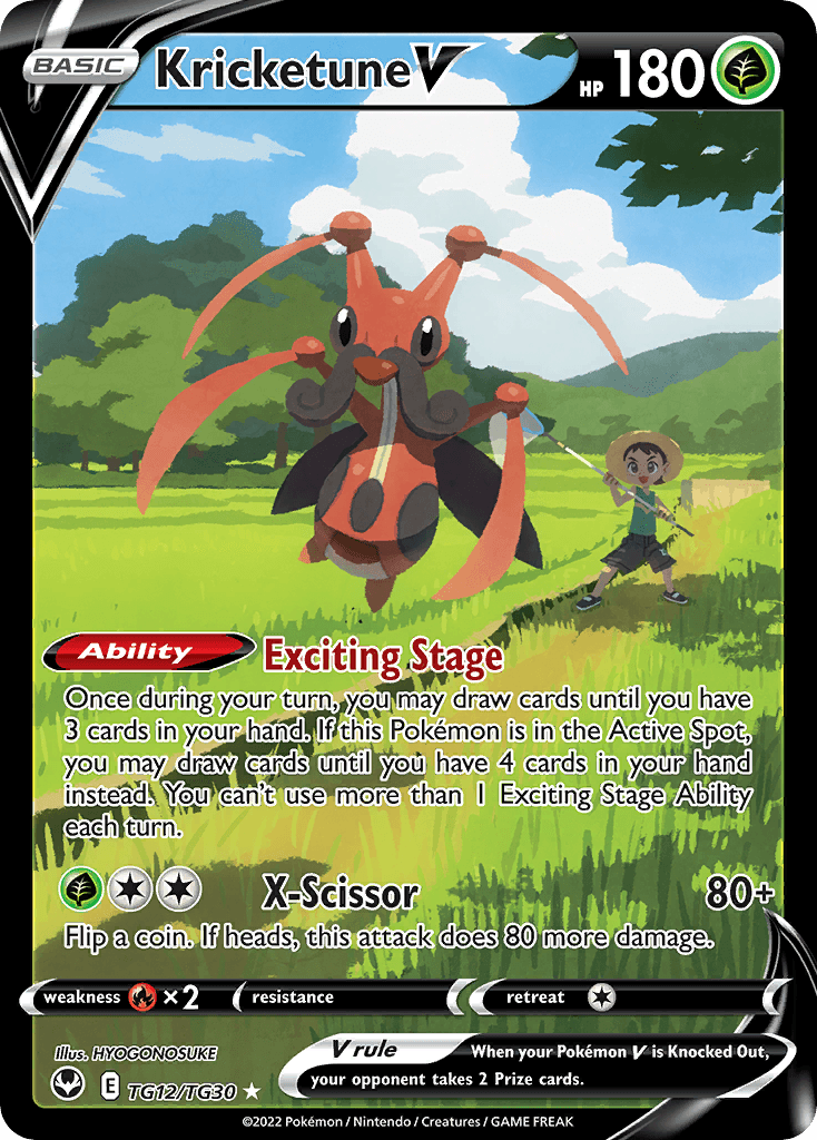 Kricketune V – Silver Tempest Trainer Gallery TG12
