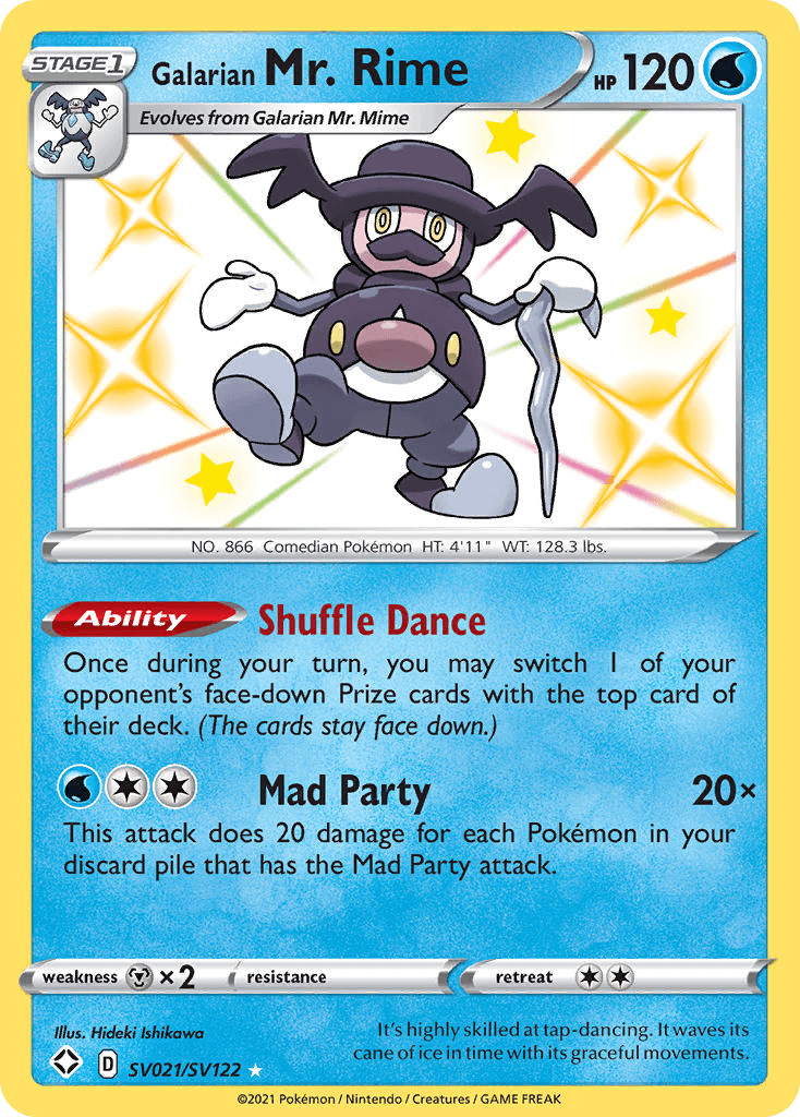Galarian Mr. Rime – Shining Fates Shiny Vault SV021