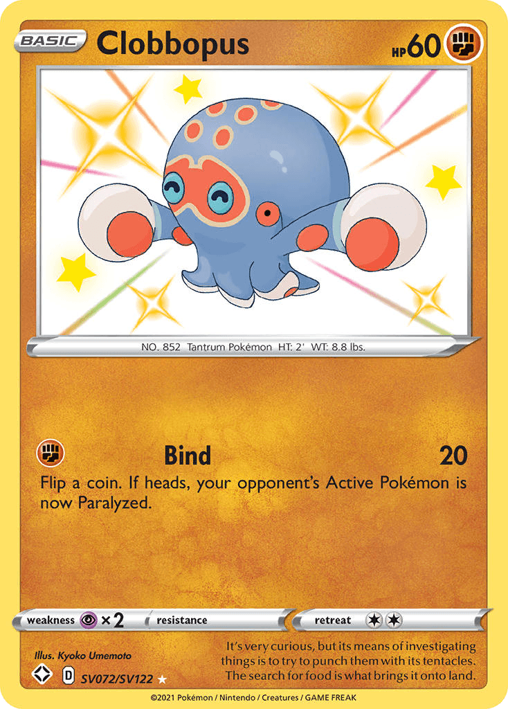 Clobbopus – Shining Fates Shiny Vault SV072