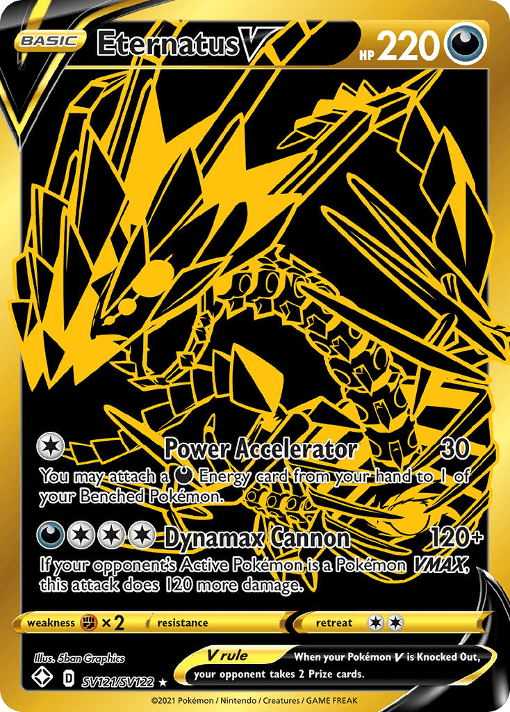 Eternatus V – Shining Fates Shiny Vault SV121