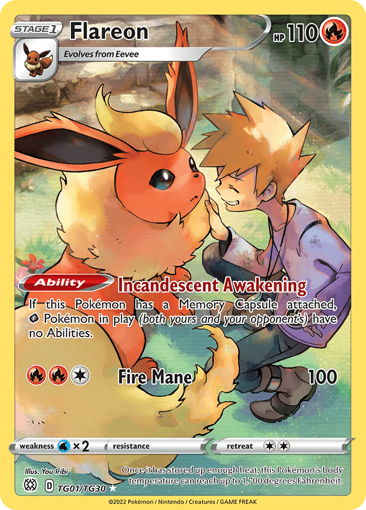 Flareon – Brilliant Stars Trainer Gallery TG01