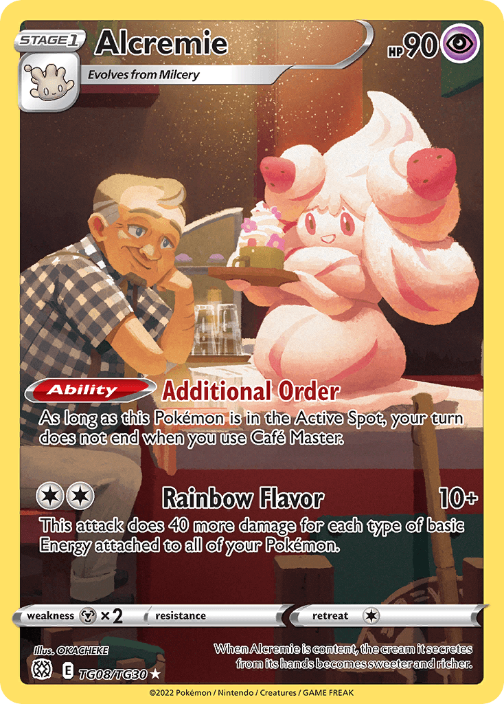 Alcremie – Brilliant Stars Trainer Gallery TG08