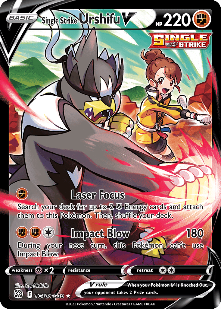 Single Strike Urshifu V – Brilliant Stars Trainer Gallery TG18