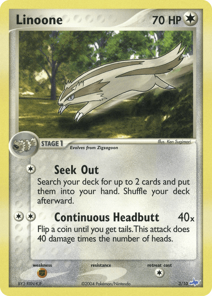Linoone – EX trainer Kit (Latios) 3
