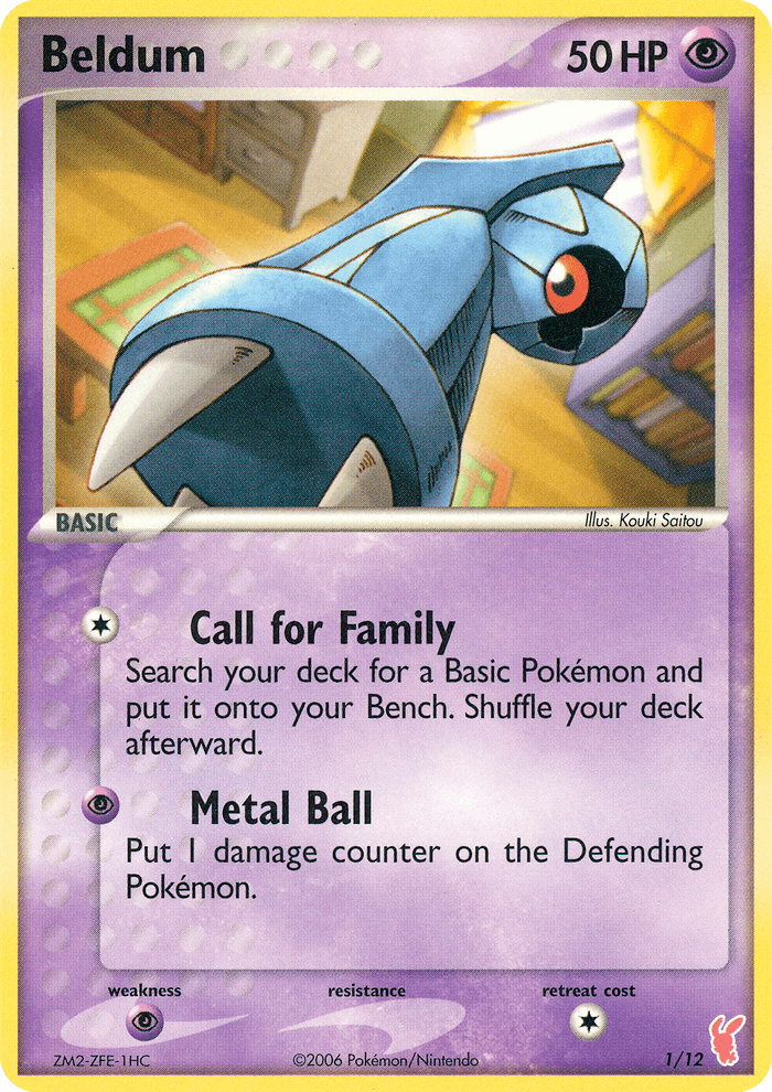 Beldum – EX trainer Kit 2 (Plusle) 1