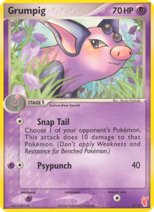 Grumpig – EX trainer Kit 2 (Plusle) 3