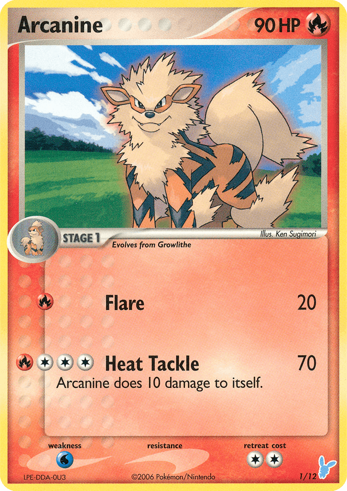 Arcanine – EX trainer Kit 2 (Minun) 1
