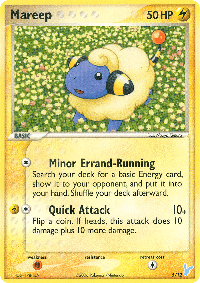 Mareep – EX trainer Kit 2 (Minun) 5